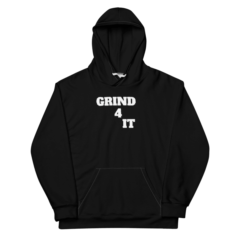 Multi color Grind 4 Hoodie (White Letters)