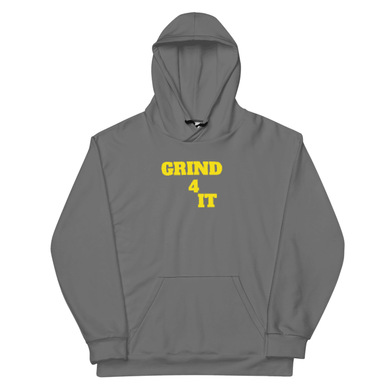 Multi color Grind 4 Hoodie (Yellow Letters)