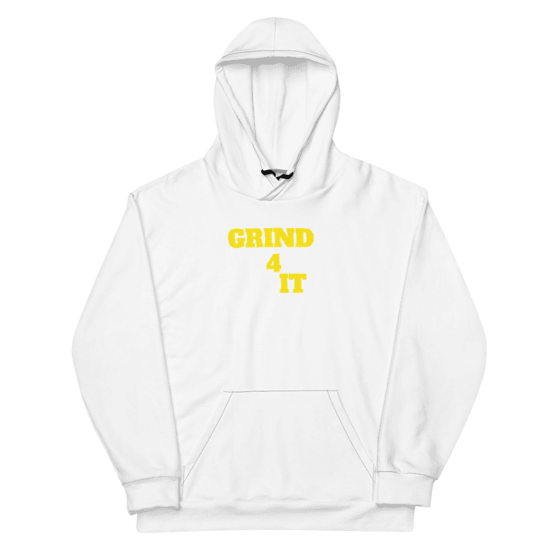 Multi color Grind 4 Hoodie (Yellow Letters)