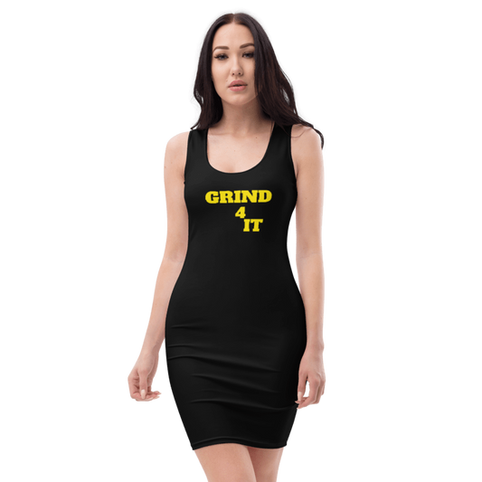 Multi color Grind 4 It S Dress (Yellow Letters)