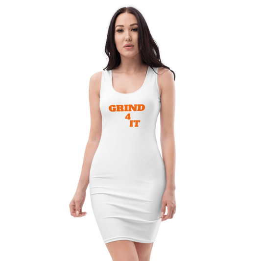 Multi color Grind 4 It S Dress (Orange Letters)