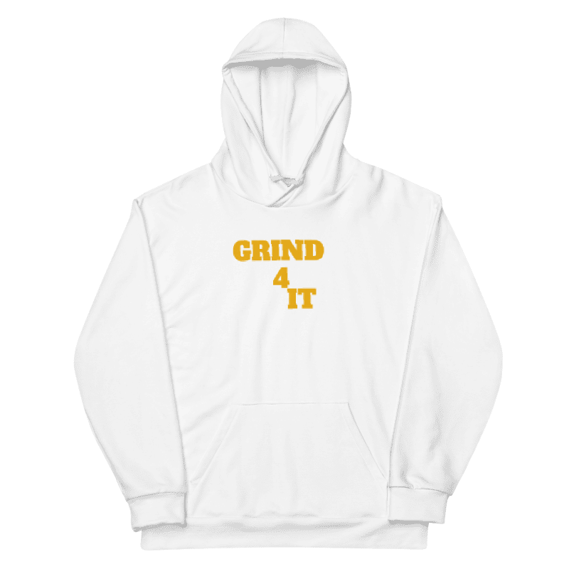 Multi color Grind 4 Hoodie (Gold Letters)