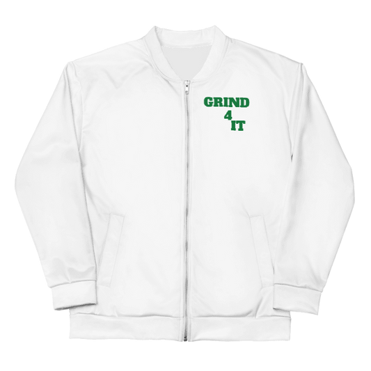 Multi color Grind 4 It Jacket ( Green Letters)