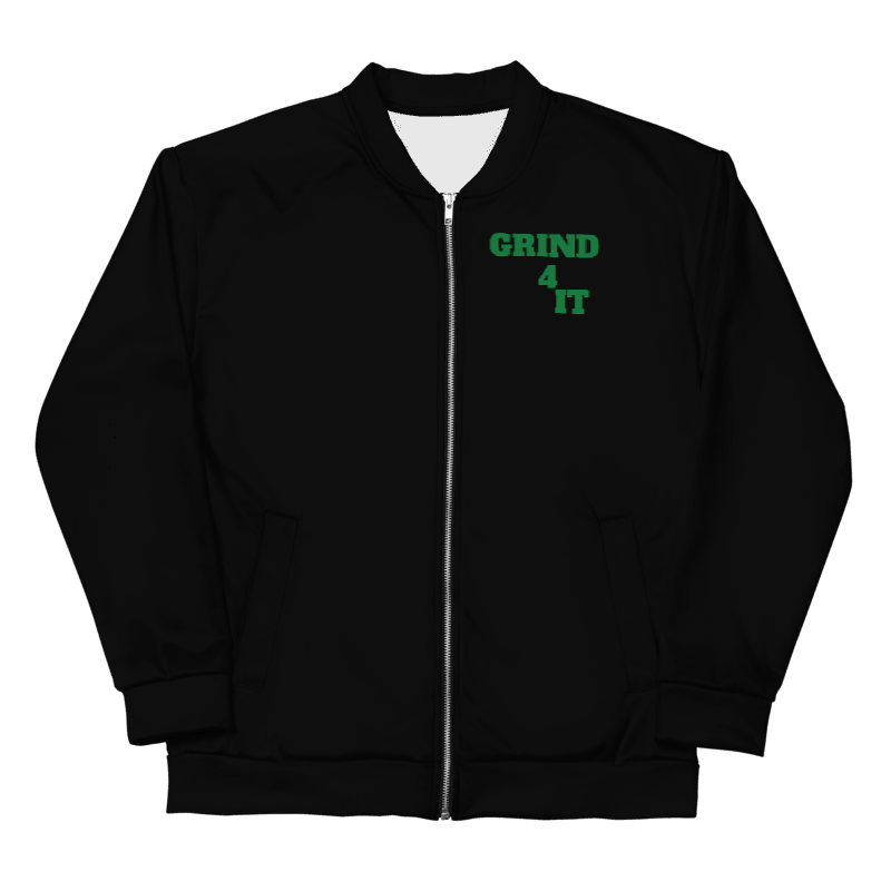 Multi color Grind 4 It Jacket ( Green Letters)