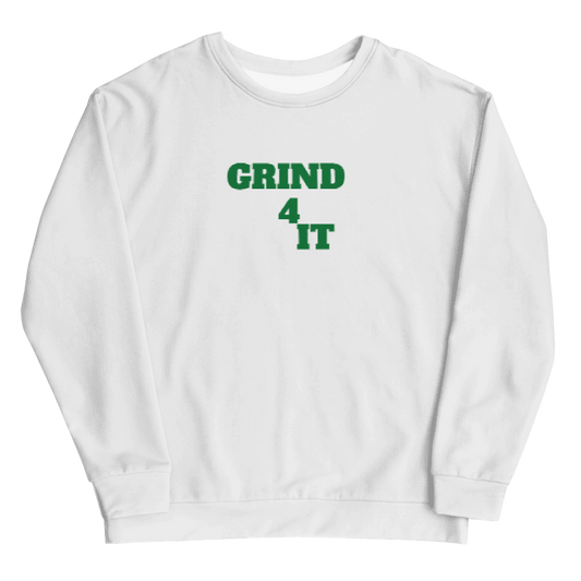 Multi color Grind 4 It Sweatshirt 4 Men ( Green Letters)