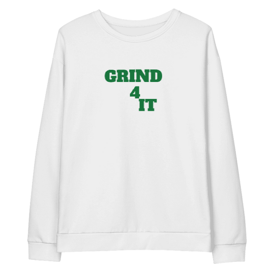 Multi color Grind 4 It Sweatshirt 4 Women ( Green Letters)