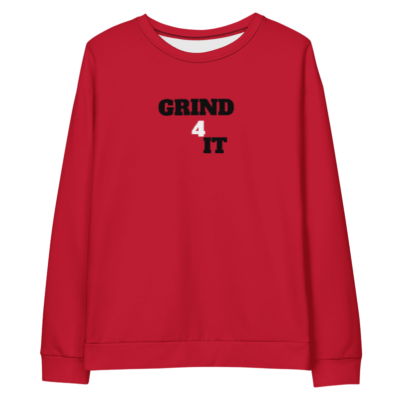 Multi color Grind 4 It Sweatshirt 4 Women ( Black & White Letters)