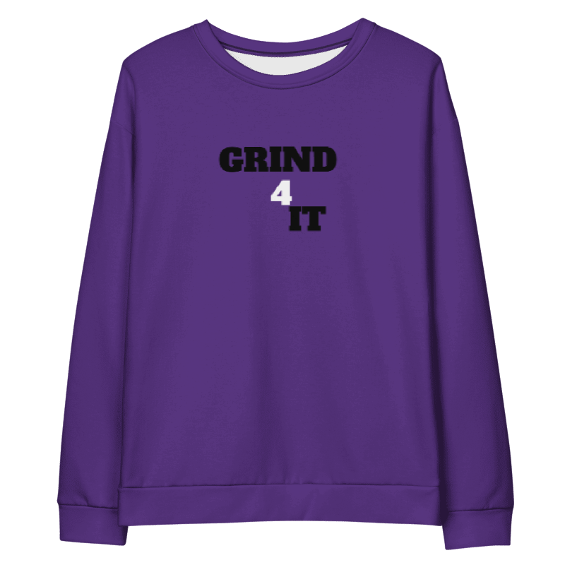 Multi color Grind 4 It Sweatshirt 4 Women ( Black & White Letters)