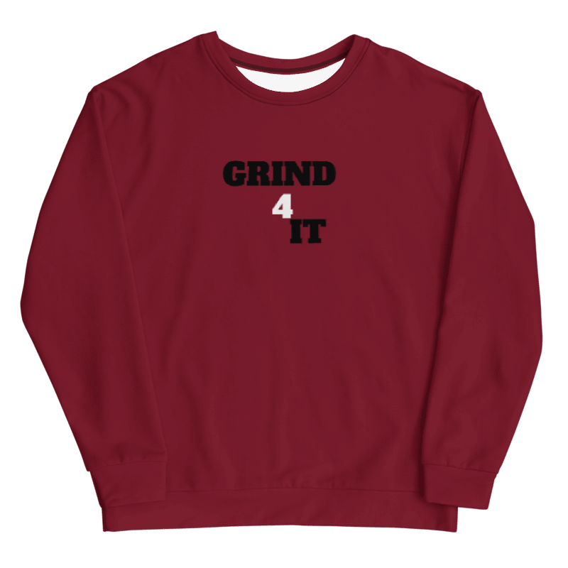 Multi color Grind 4 It Sweatshirt 4 Men ( Black & White Letters)